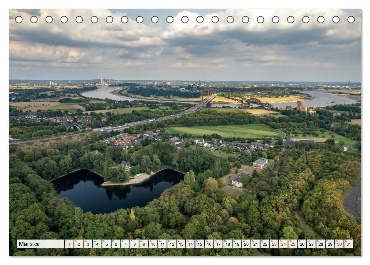Bild: 9783457502945 | Deutschland - der Niederrhein (Tischkalender 2026 DIN A5 quer),...