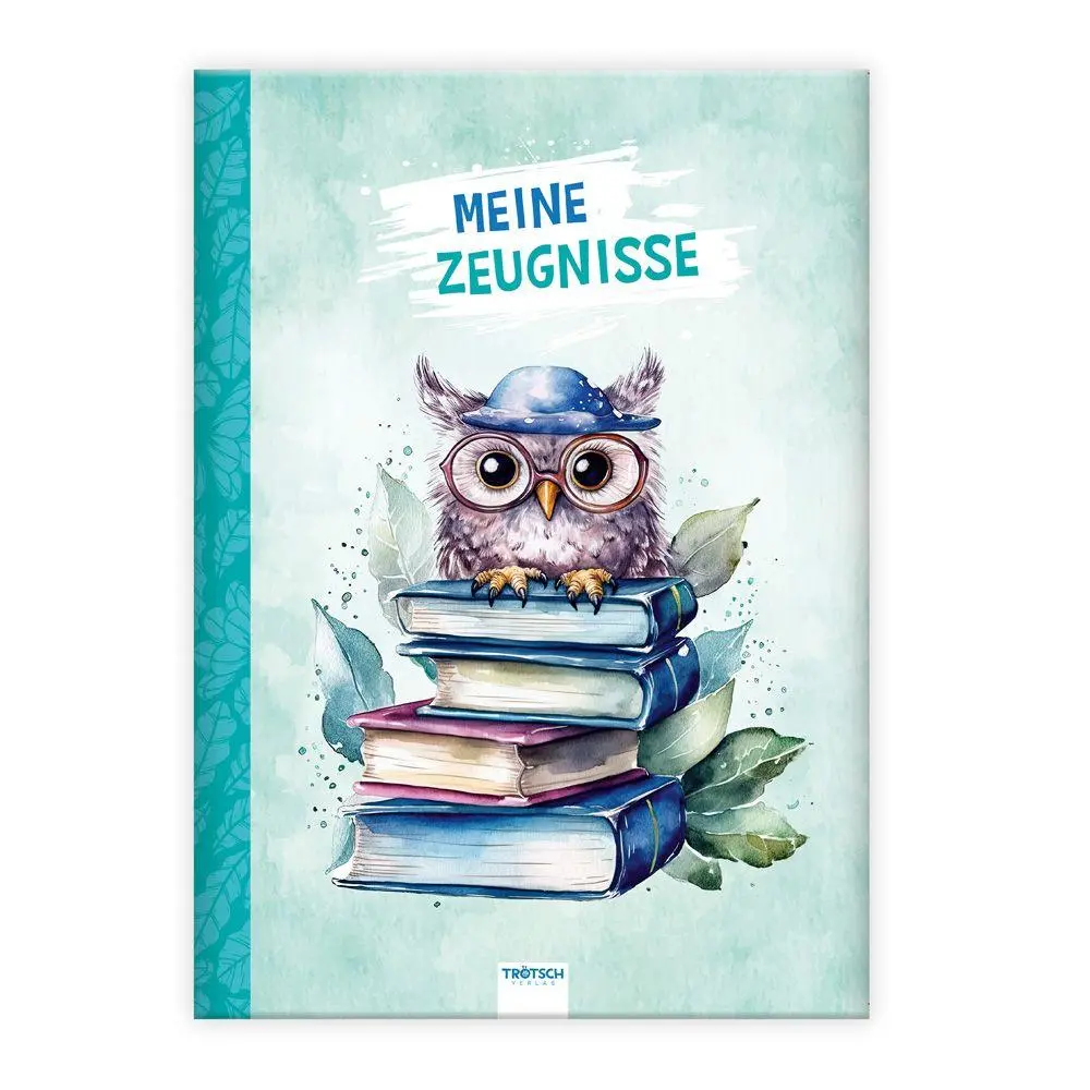 Cover: 4251901513045 | TRÖTSCH - Zeugnismappe A4 wattiert Eule | KG | Mappe | Wundertüte
