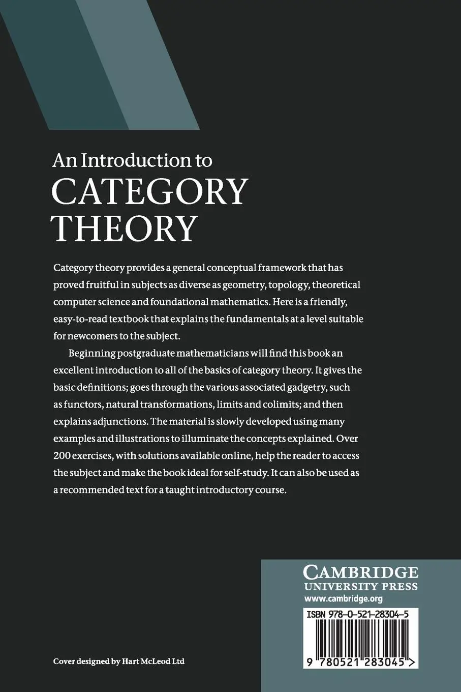 Rückseite: 9780521283045 | An Introduction to Category Theory | Harold Simmons | Taschenbuch