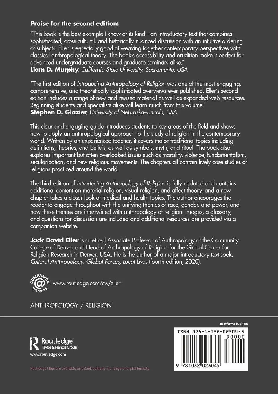 Rückseite: 9781032023045 | Introducing Anthropology of Religion | Culture to the Ultimate | Eller