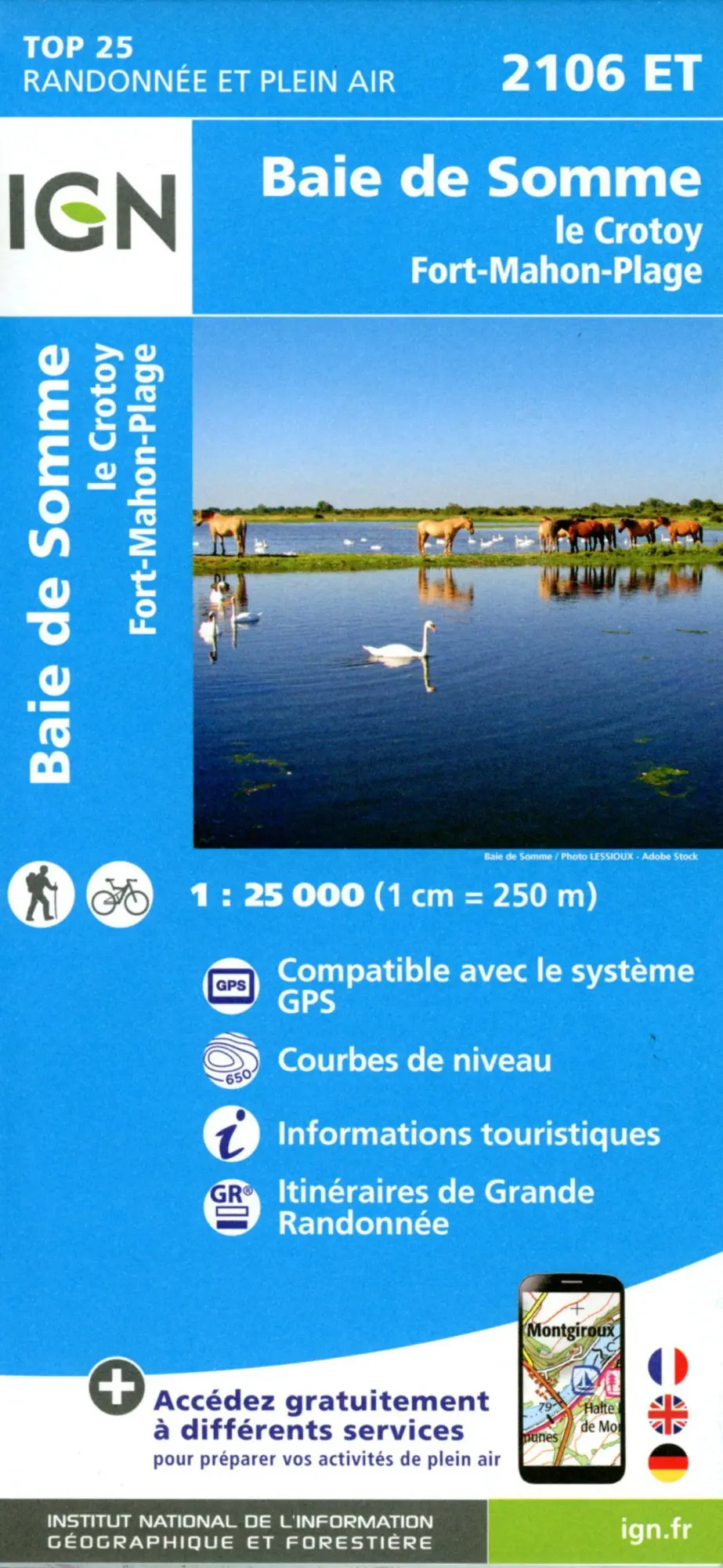 Cover: 9782758553045 | Baie de Somme - Foret de Crecy - Le Crotoy 1:25 000 | 1:25000 | 2023