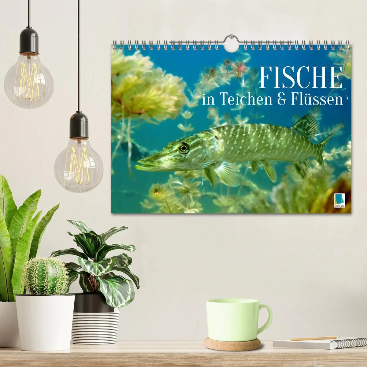 Bild: 9783457943045 | Fische in Teichen und Flüssen (Wandkalender 2026 DIN A4 quer),...