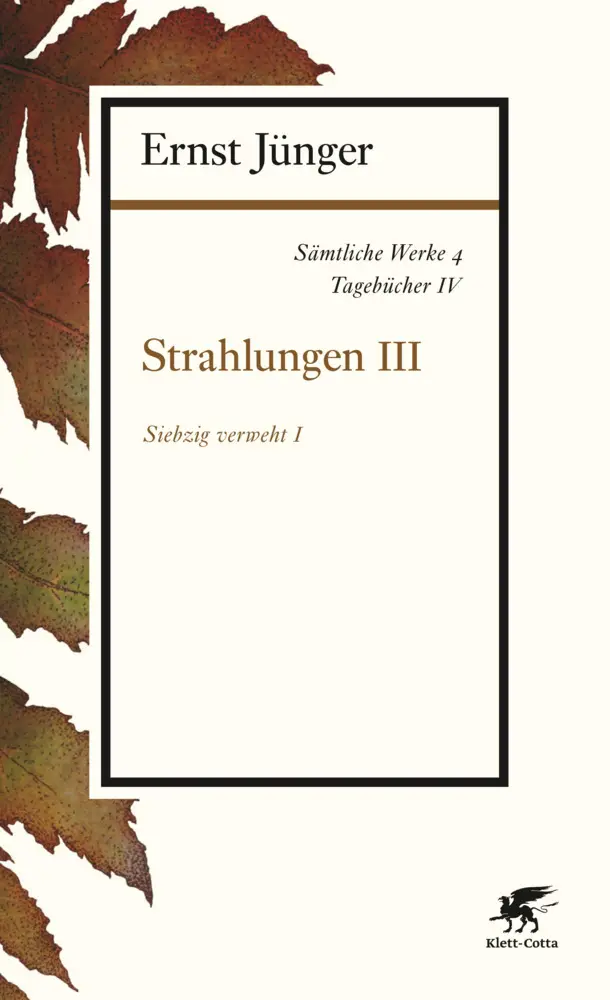 Cover: 9783608963045 | Strahlungen. Tl.3 | Ernst Jünger | Taschenbuch | 610 S. | Deutsch