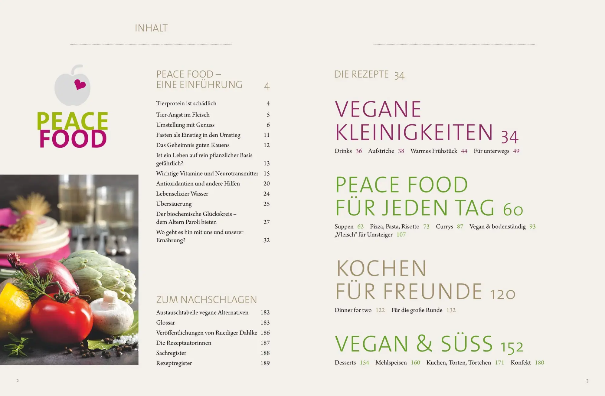 Bild: 9783833833045 | Peace Food - Das vegane Kochbuch | Ruediger Dahlke | Buch | 192 S.