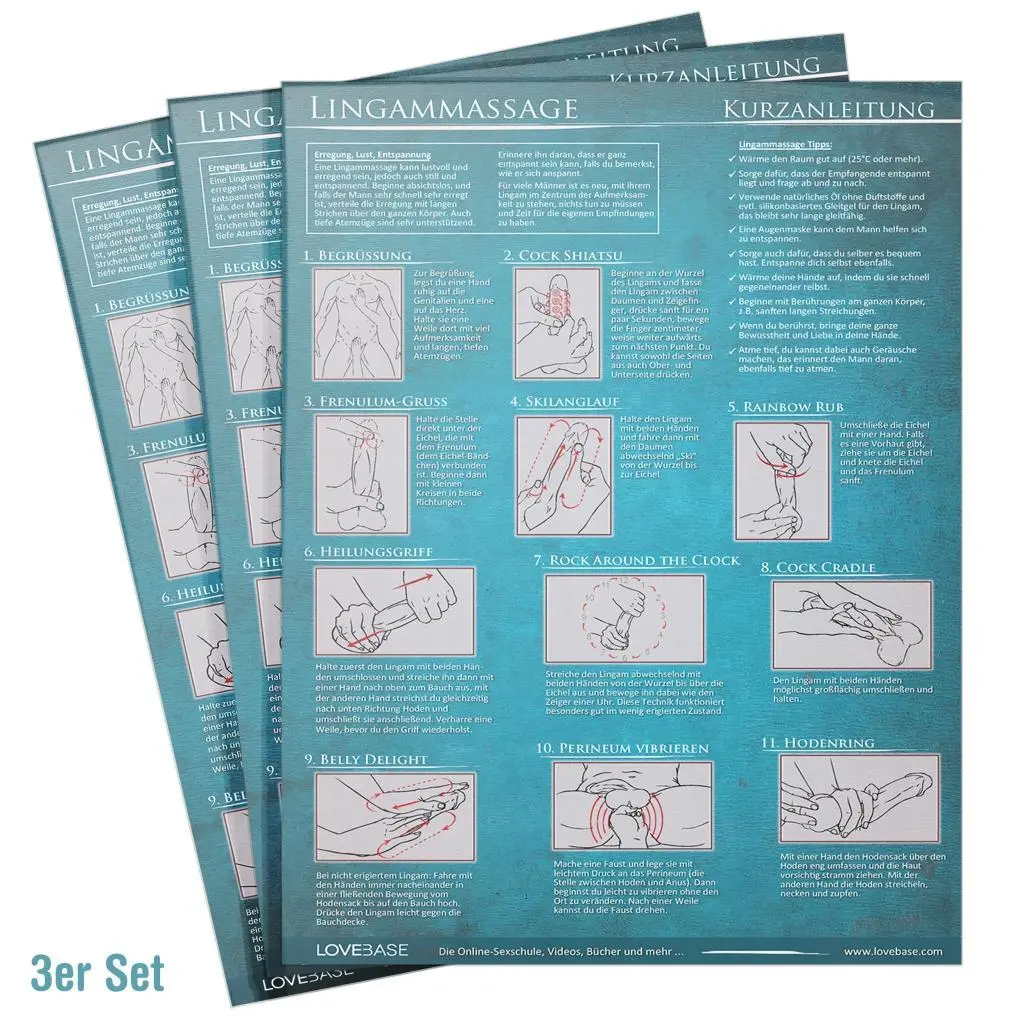Cover: 641243563145 | Lingam-Massage Kurzanleitung | Yella Cremer | Mehrteiliges Produkt