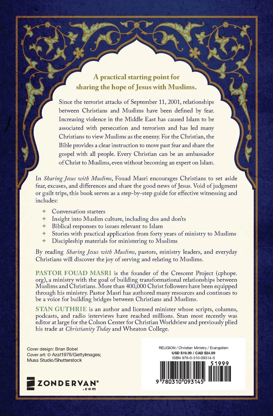 Rückseite: 9780310093145 | Sharing Jesus with Muslims | A Step-by-Step Guide | Masri (u. a.)