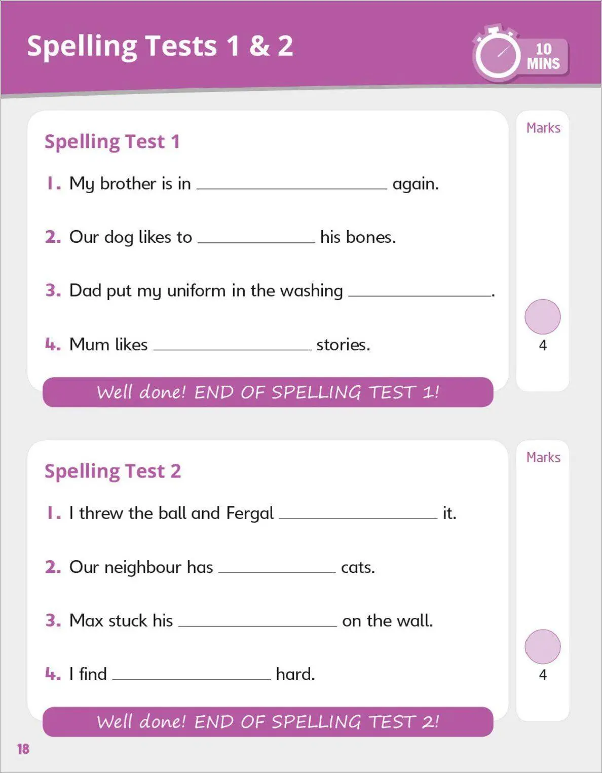 Bild: 9781407183145 | Grammar, Reading &amp; Maths 10-Minute Tests Ages 7-8 | Clare (u. a.)