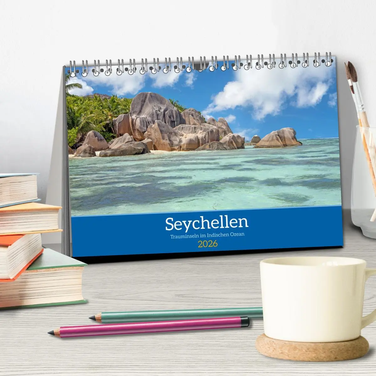 Bild: 9783457313145 | Seychellen - Trauminseln im Indischen Ozean (Tischkalender 2026 DIN...