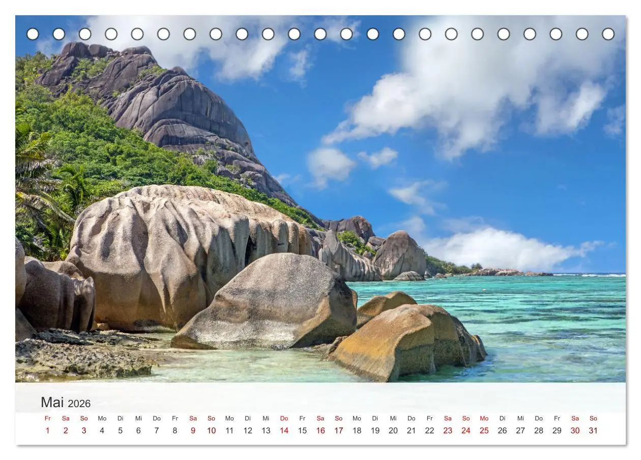 Bild: 9783457313145 | Seychellen - Trauminseln im Indischen Ozean (Tischkalender 2026 DIN...