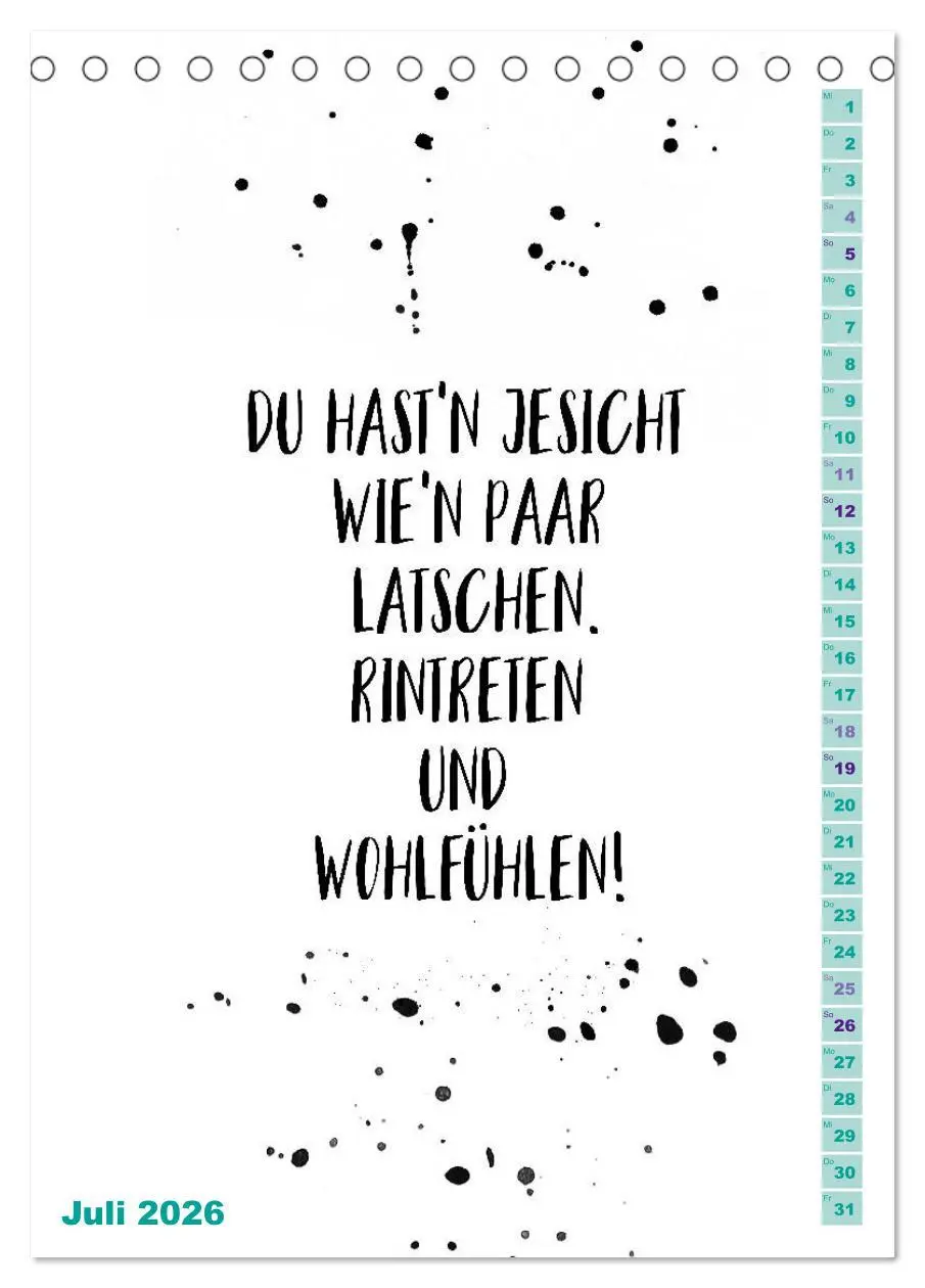 Bild: 9783516403145 | BERLINERISCH Lustige Sprüche (Tischkalender 2026 DIN A5 hoch),...