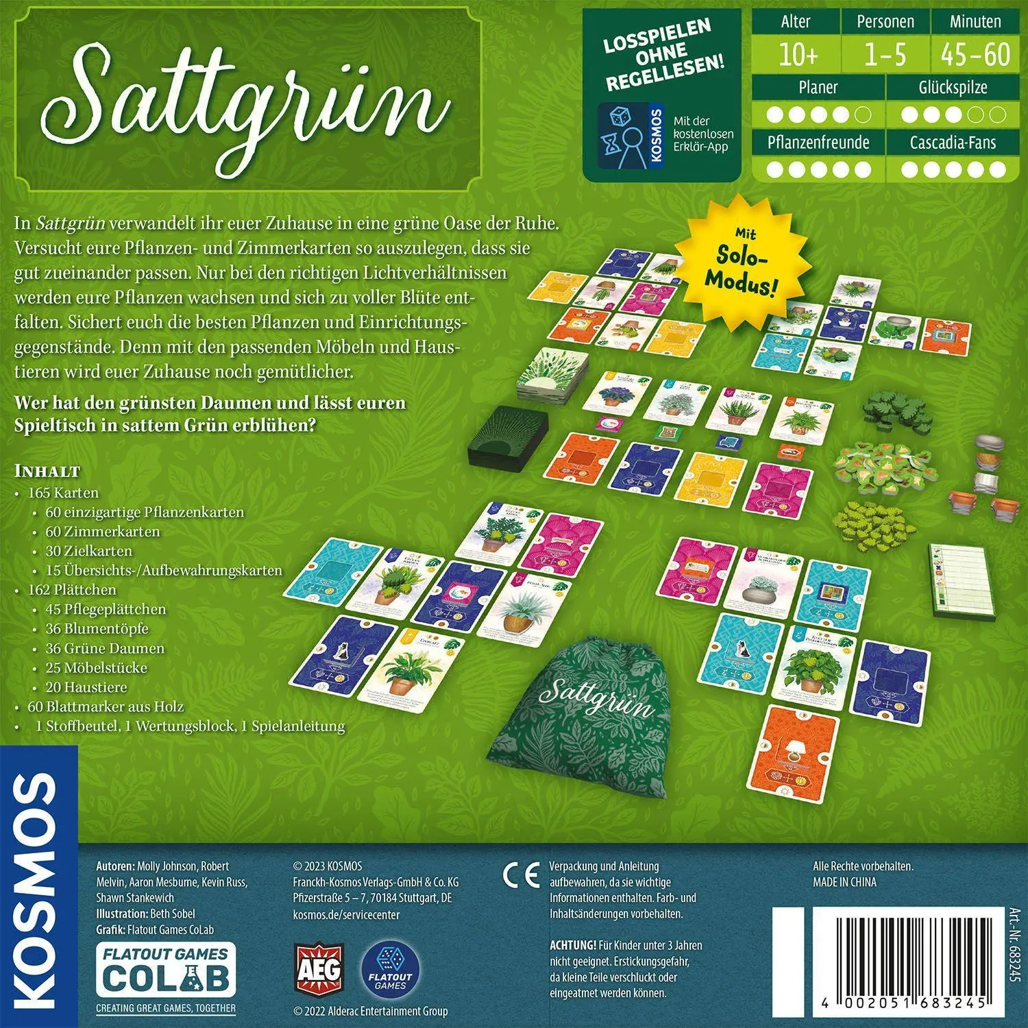 Bild: 4002051683245 | Sattgrün | Spiel | Flatout Autoren-Team | Spiel | Brettspiel | 683245