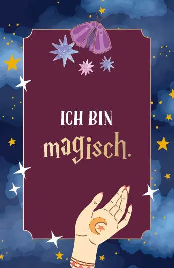 Bild: 4260478343245 | Kartenset: Du bist einfach magisch! Affirmationskarten für Harry...