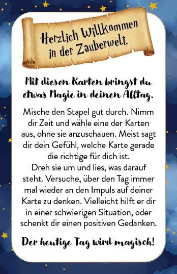 Bild: 4260478343245 | Kartenset: Du bist einfach magisch! Affirmationskarten für Harry...