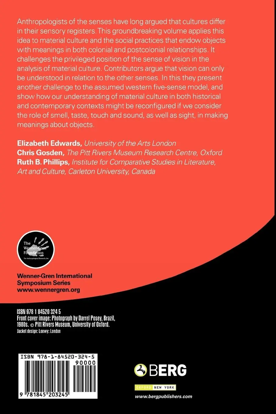 Rückseite: 9781845203245 | Sensible Objects | Colonialism, Museums and Material Culture | Buch