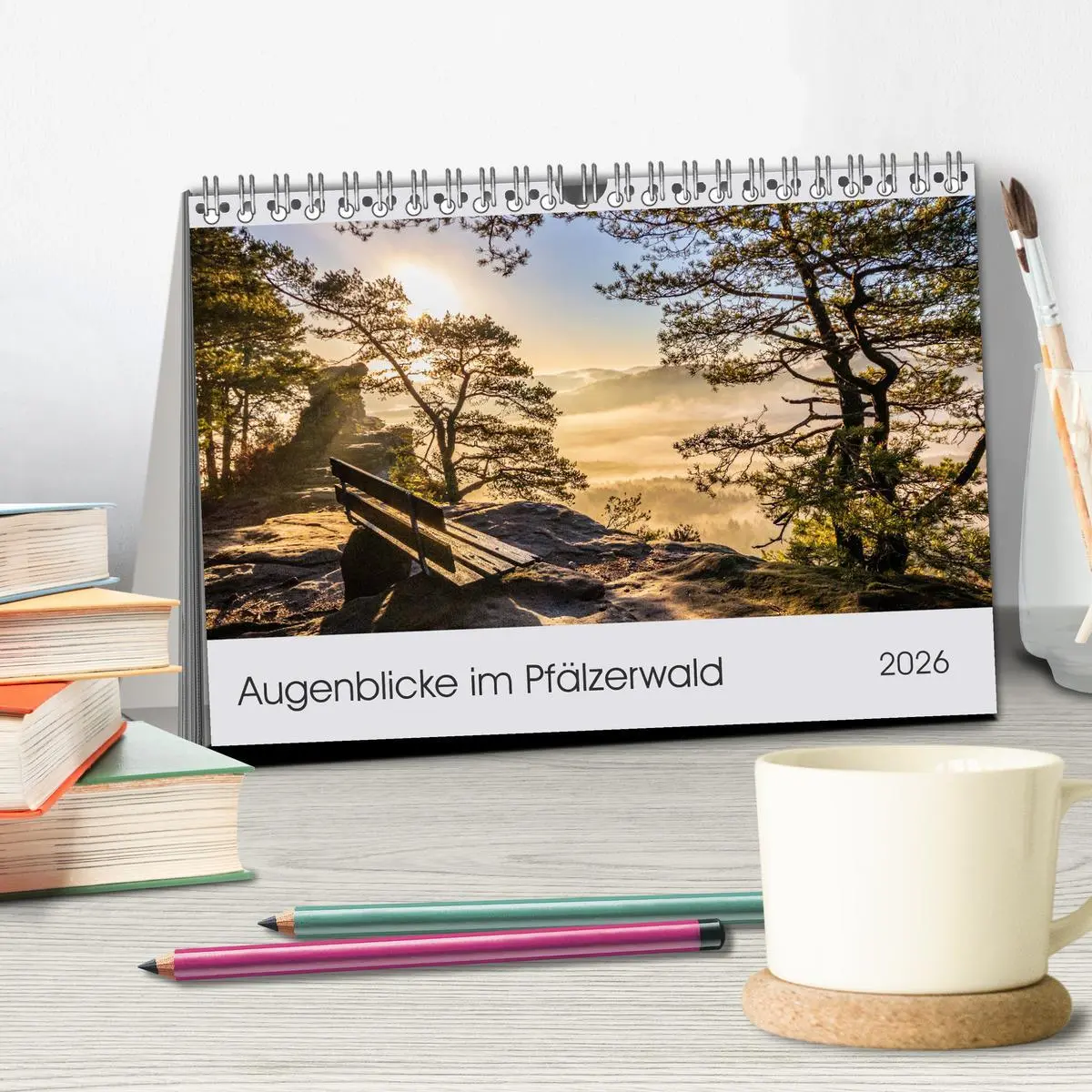 Bild: 9783457783245 | Augenblicke im Pfälzerwald (Tischkalender 2026 DIN A5 quer),...