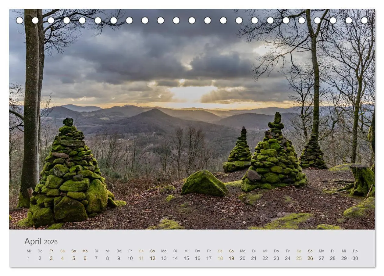 Bild: 9783457783245 | Augenblicke im Pfälzerwald (Tischkalender 2026 DIN A5 quer),...