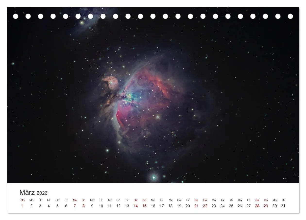 Bild: 9783457923245 | Nachthimmel - Unfassbare Fotografien der Sterne. (Tischkalender...