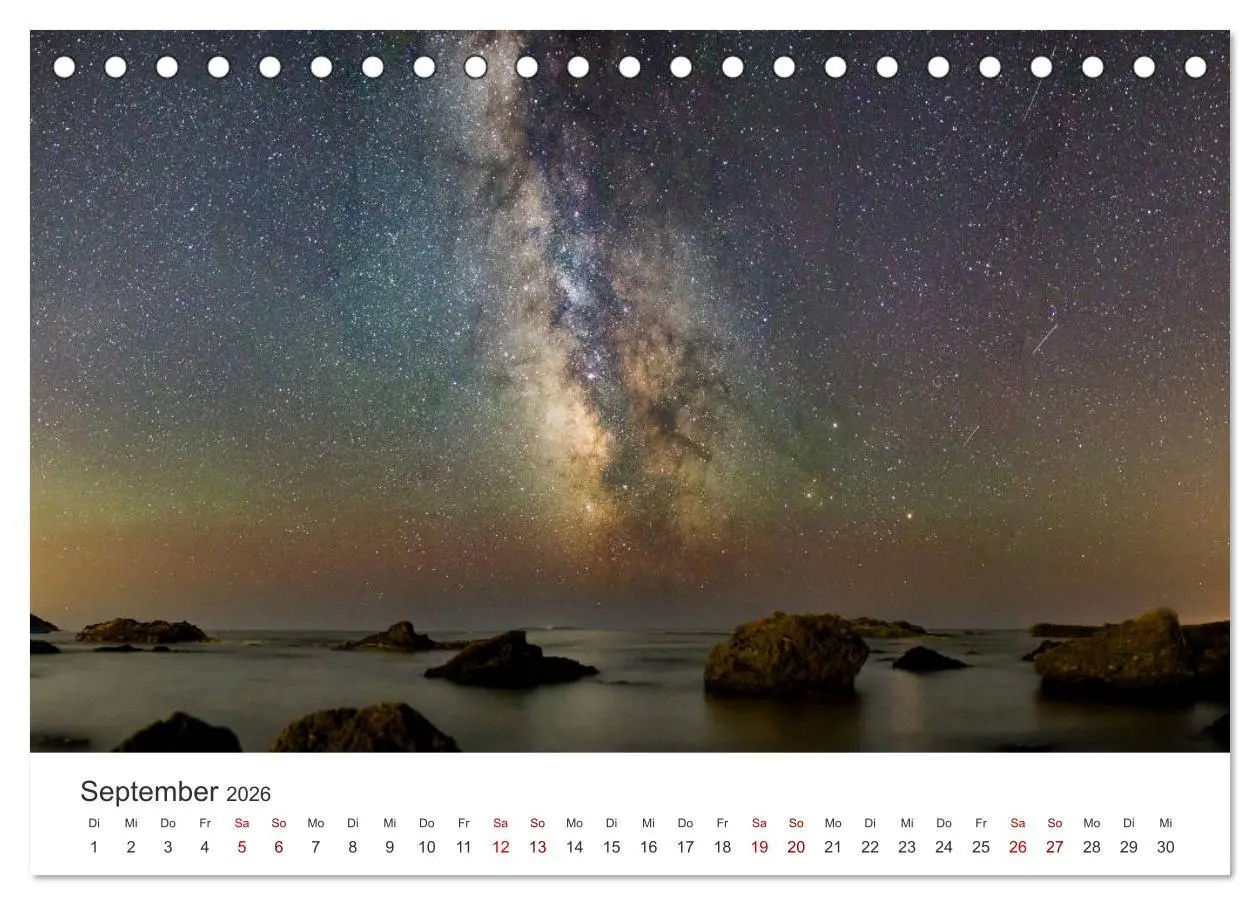 Bild: 9783457923245 | Nachthimmel - Unfassbare Fotografien der Sterne. (Tischkalender...