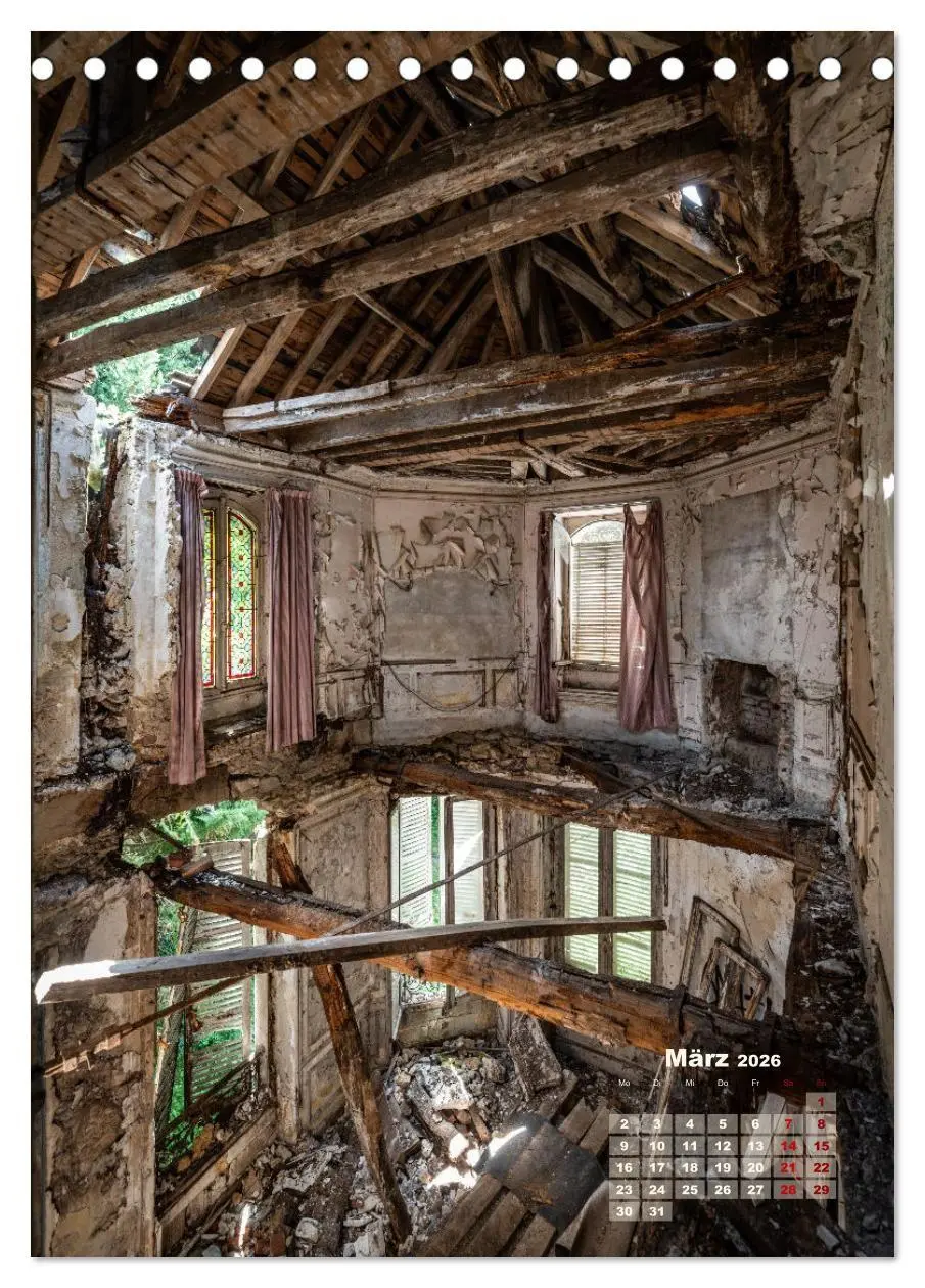 Bild: 9783516703245 | Lost Places - morbide Schönheiten (Tischkalender 2026 DIN A5 hoch),...
