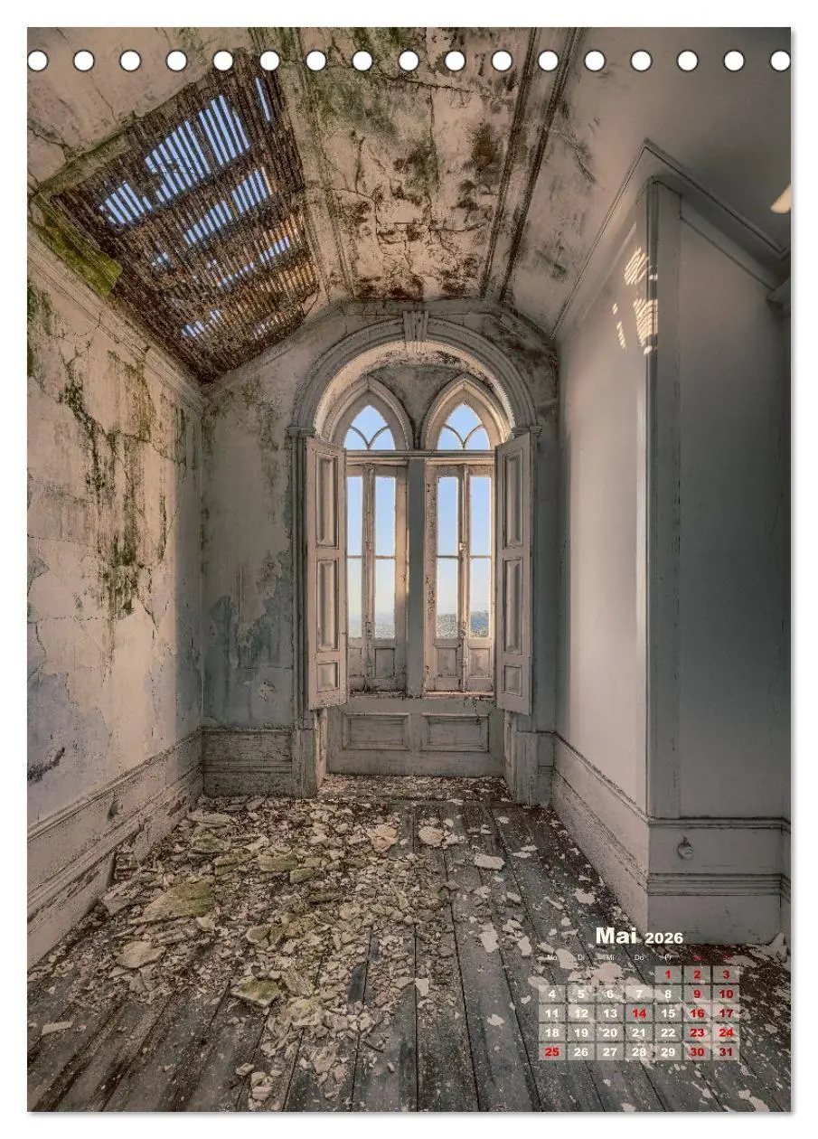 Bild: 9783516703245 | Lost Places - morbide Schönheiten (Tischkalender 2026 DIN A5 hoch),...