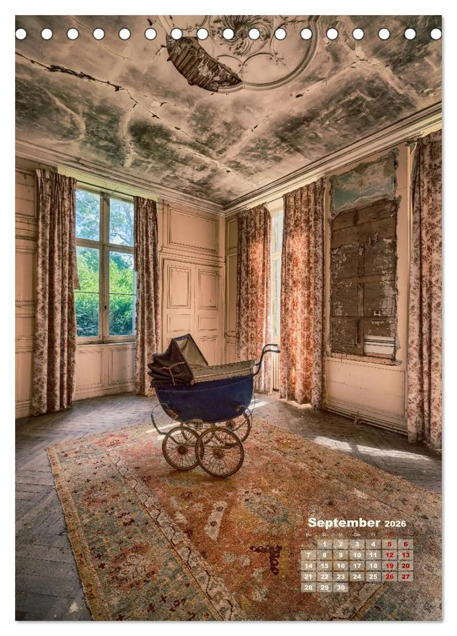 Bild: 9783516703245 | Lost Places - morbide Schönheiten (Tischkalender 2026 DIN A5 hoch),...