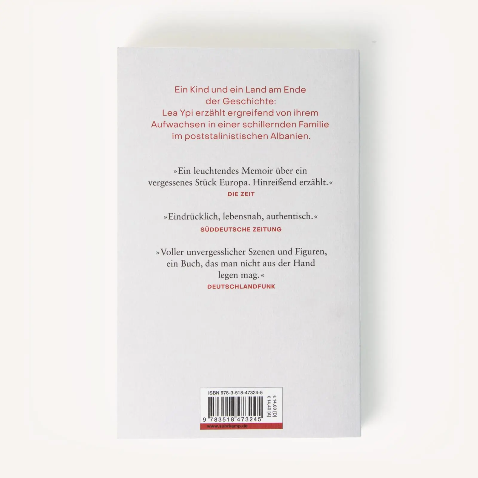 Rückseite: 9783518473245 | Frei | Lea Ypi | Taschenbuch | 333 S. | Deutsch | 2023