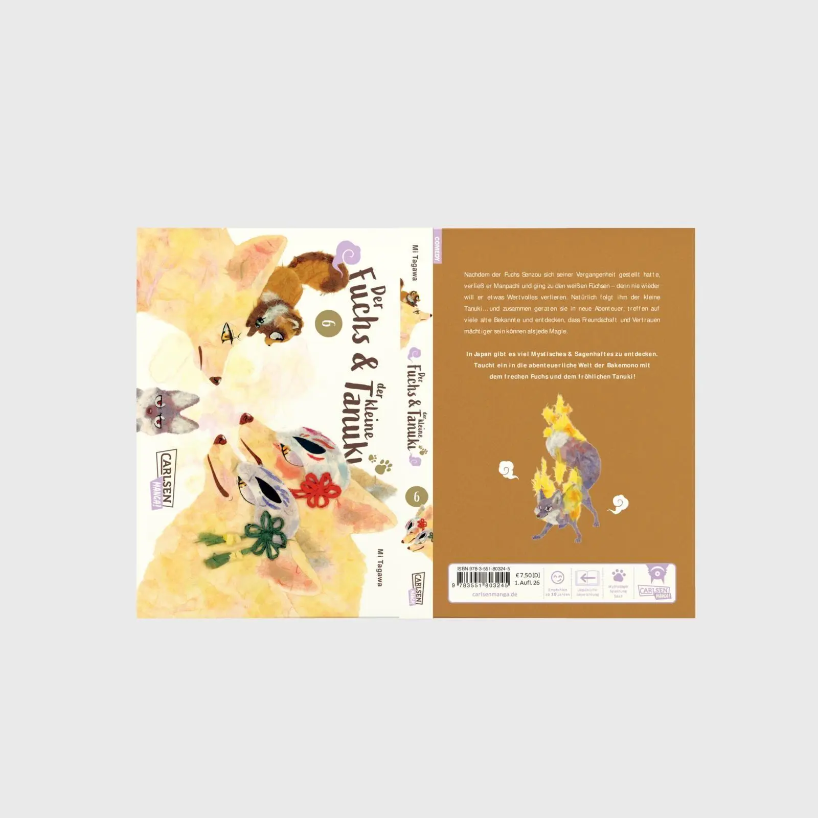 Bild: 9783551803245 | Der Fuchs und der kleine Tanuki 6 | Mi Tagawa | Taschenbuch | 192 S.