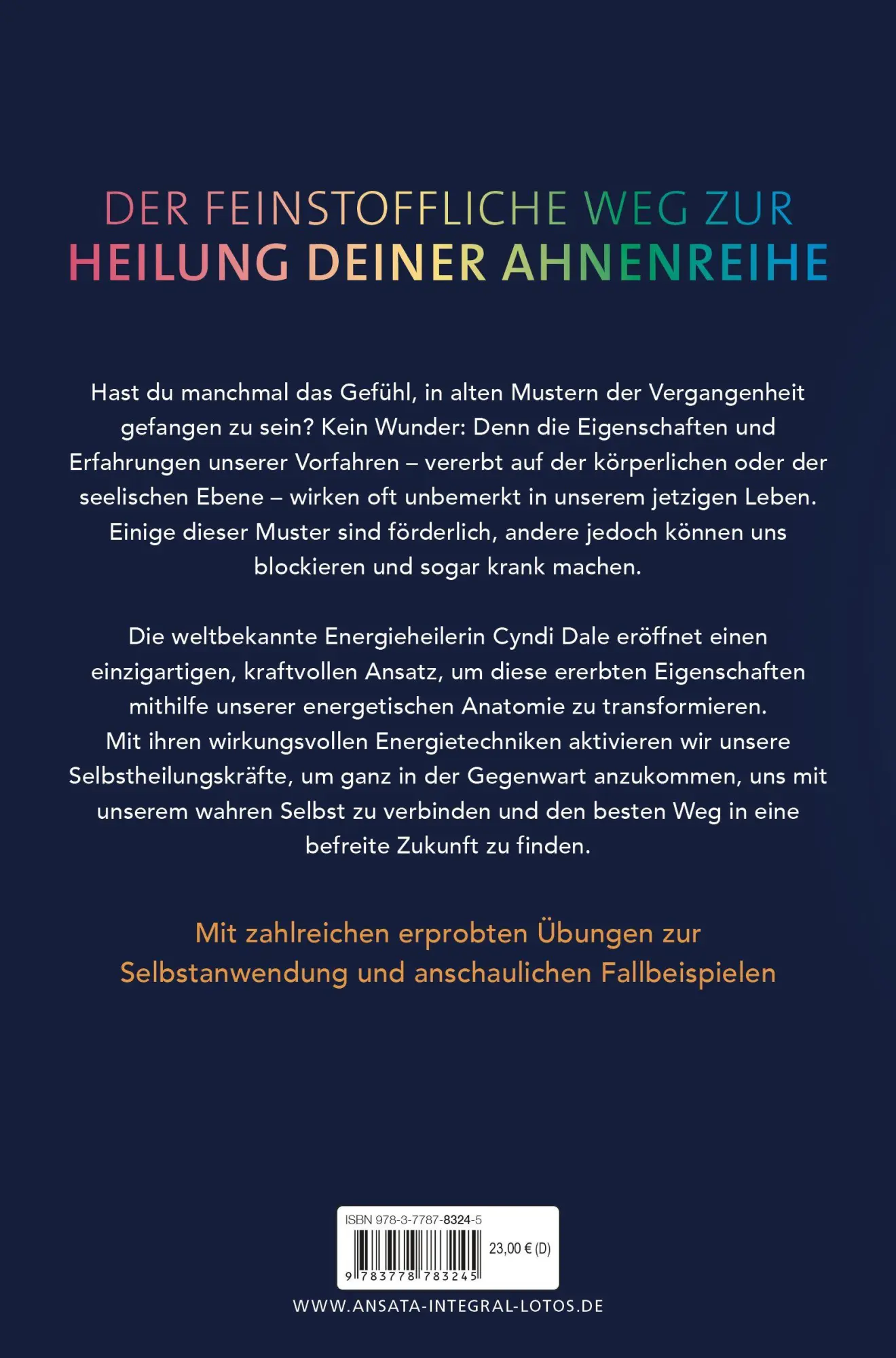 Bild: 9783778783245 | Energetische Ahnenheilung | Cyndi Dale | Taschenbuch | 368 S. | 2025
