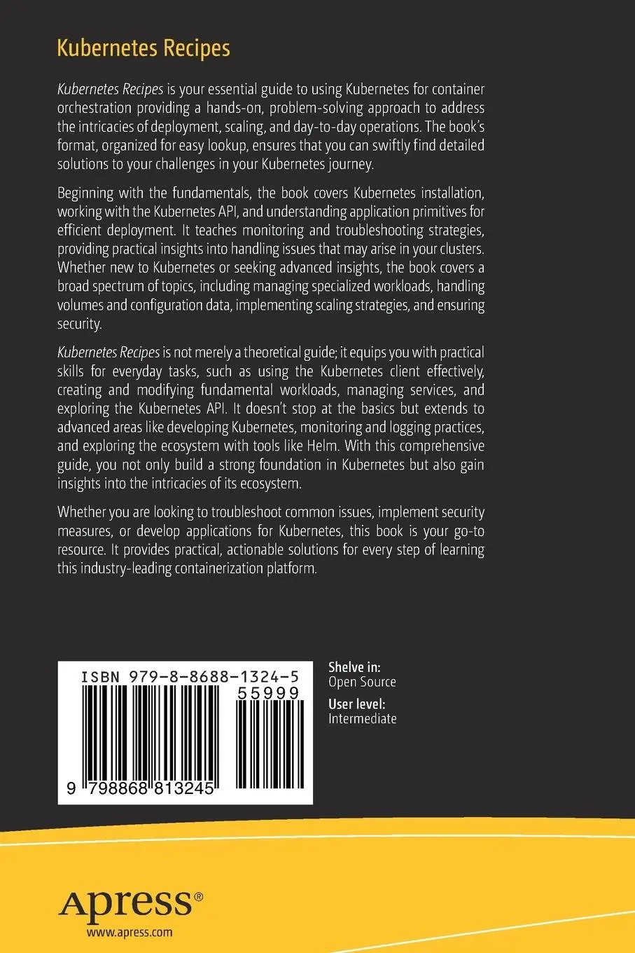 Rückseite: 9798868813245 | Kubernetes Recipes | Luca Berton (u. a.) | Taschenbuch | xxxvii | 2025