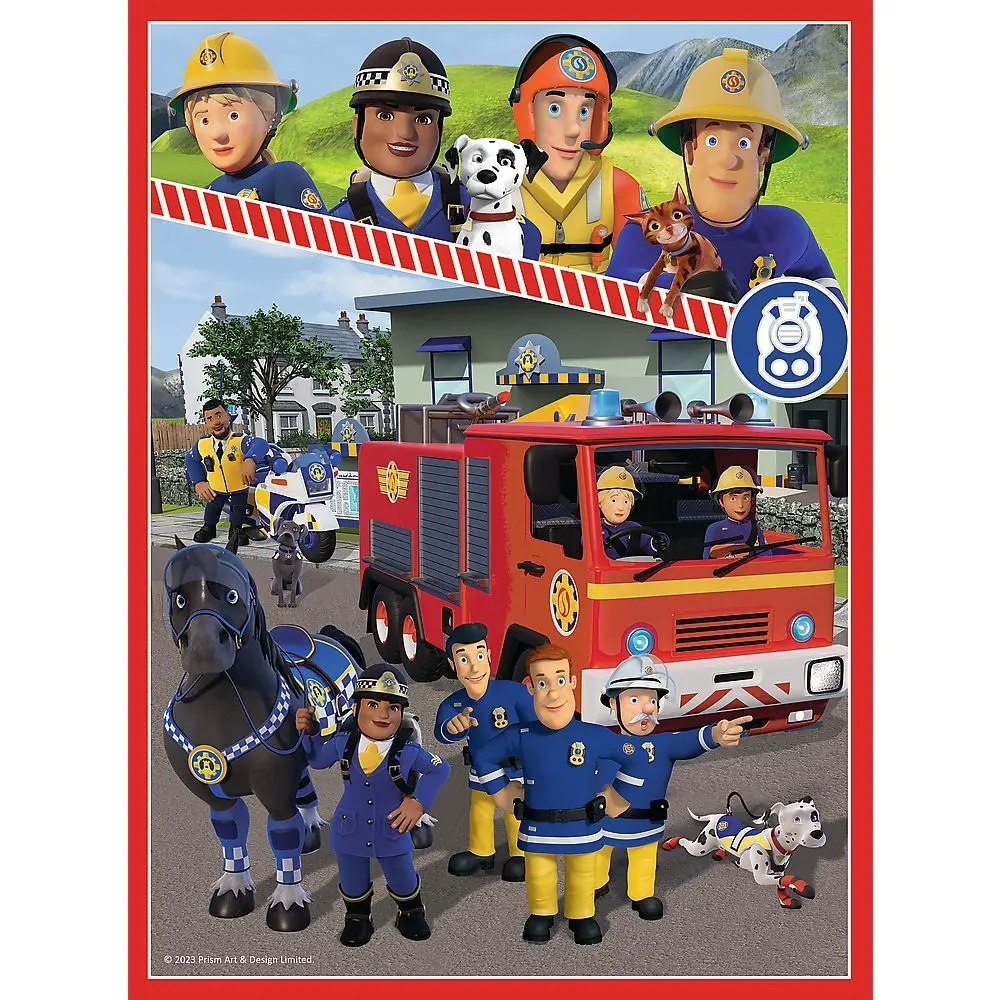 Bild: 5900511933345 | 2 in 1 Puzzles + Memos Feuerwehrmann Sam | Spiel | Kartonage | 93334