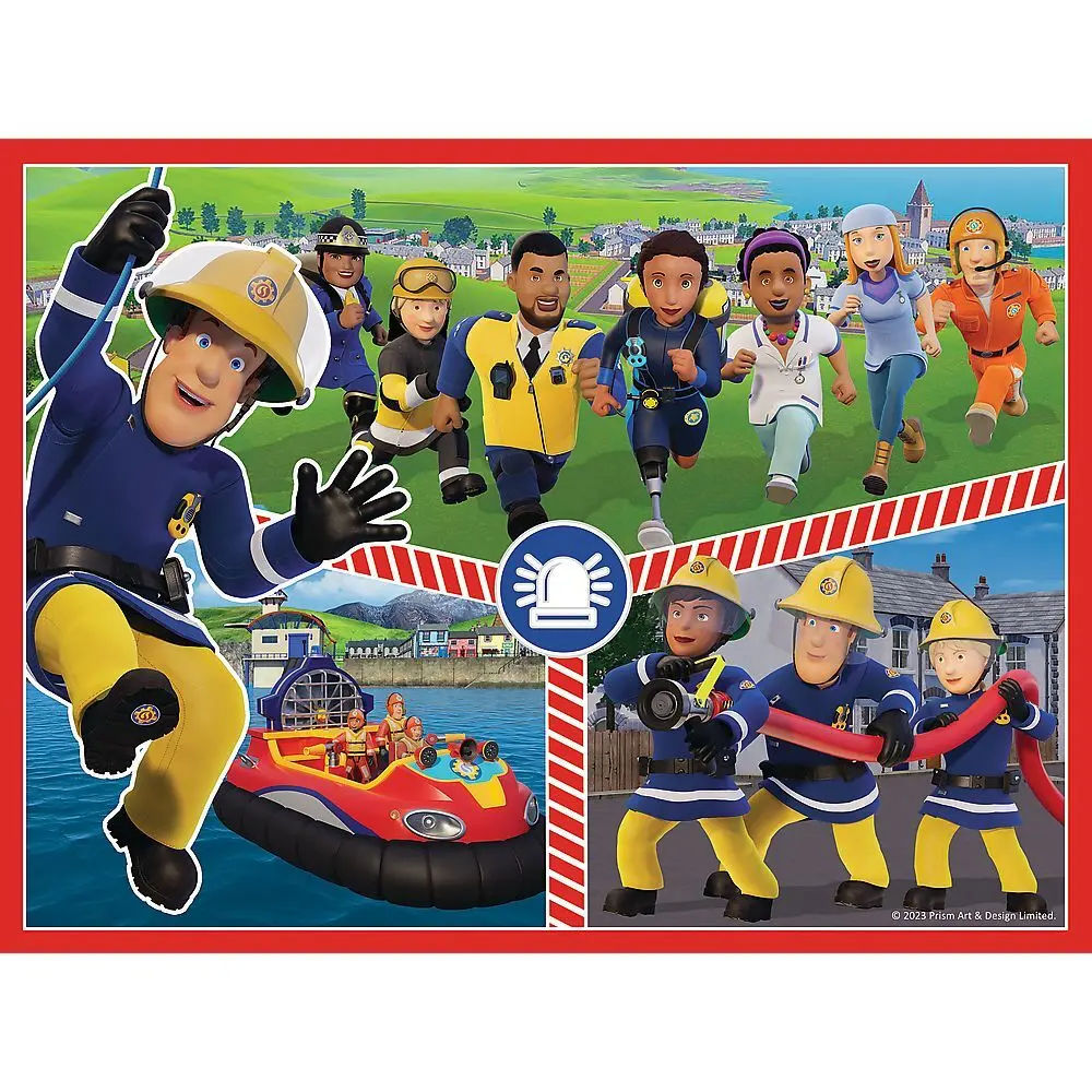 Bild: 5900511933345 | 2 in 1 Puzzles + Memos Feuerwehrmann Sam | Spiel | Kartonage | 93334