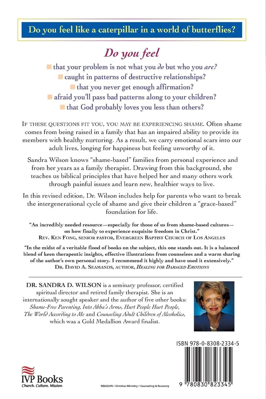 Rückseite: 9780830823345 | Released from Shame | Moving Beyond the Pain of the Past | Wilson