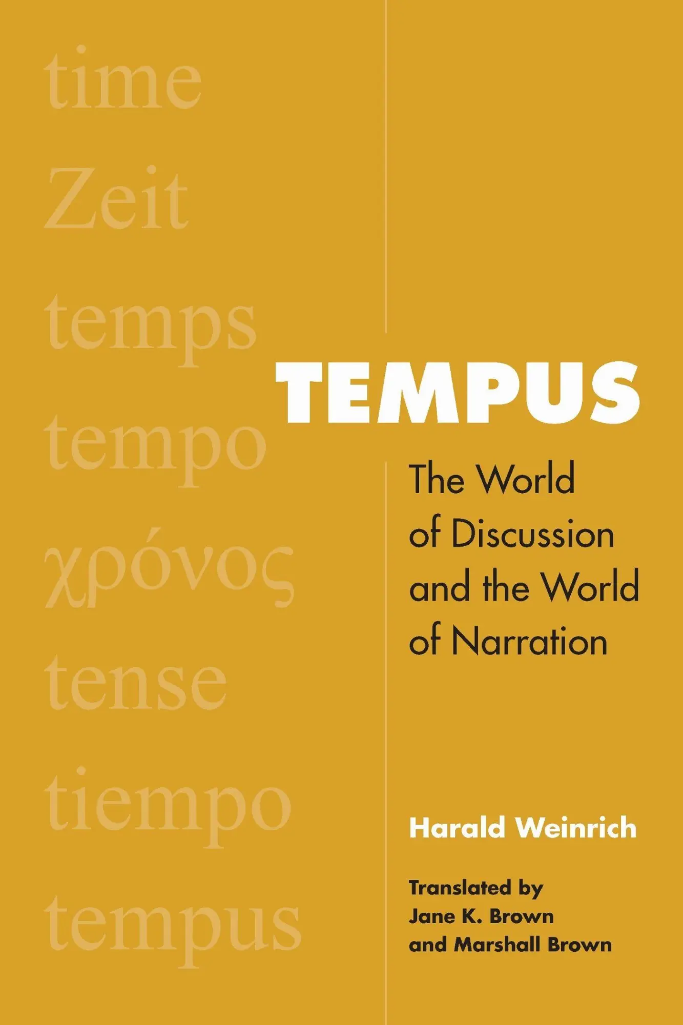 Cover: 9781531503345 | Tempus | The World of Discussion and the World of Narration | Weinrich