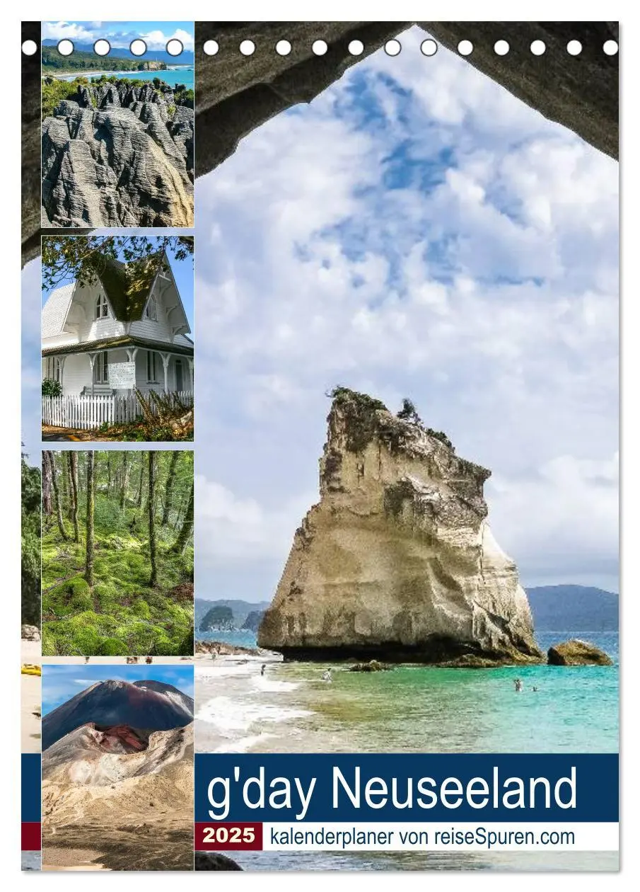 Cover: 9783435993345 | Kalenderplaner g'day Neuseeland 2025 (Tischkalender 2025 DIN A5...