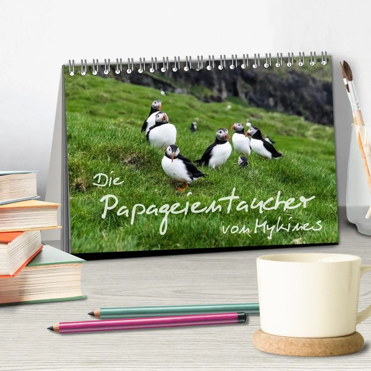 Bild: 9783569953345 | Die Papageientaucher von Mykines (Tischkalender 2027 DIN A5 quer),...