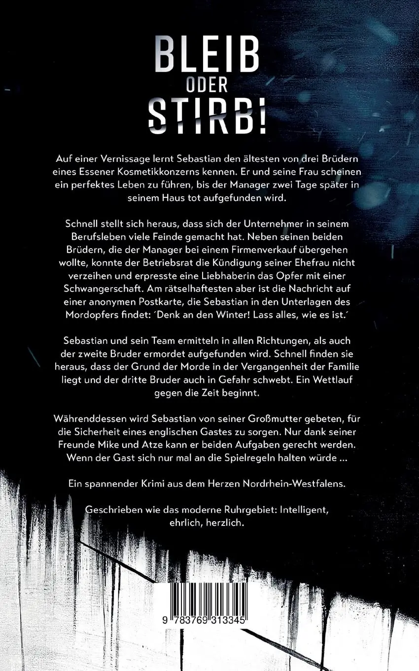Rückseite: 9783769313345 | Bleib oder stirb! | Sebastian von Plaunheim und der Fall Winter | Buch