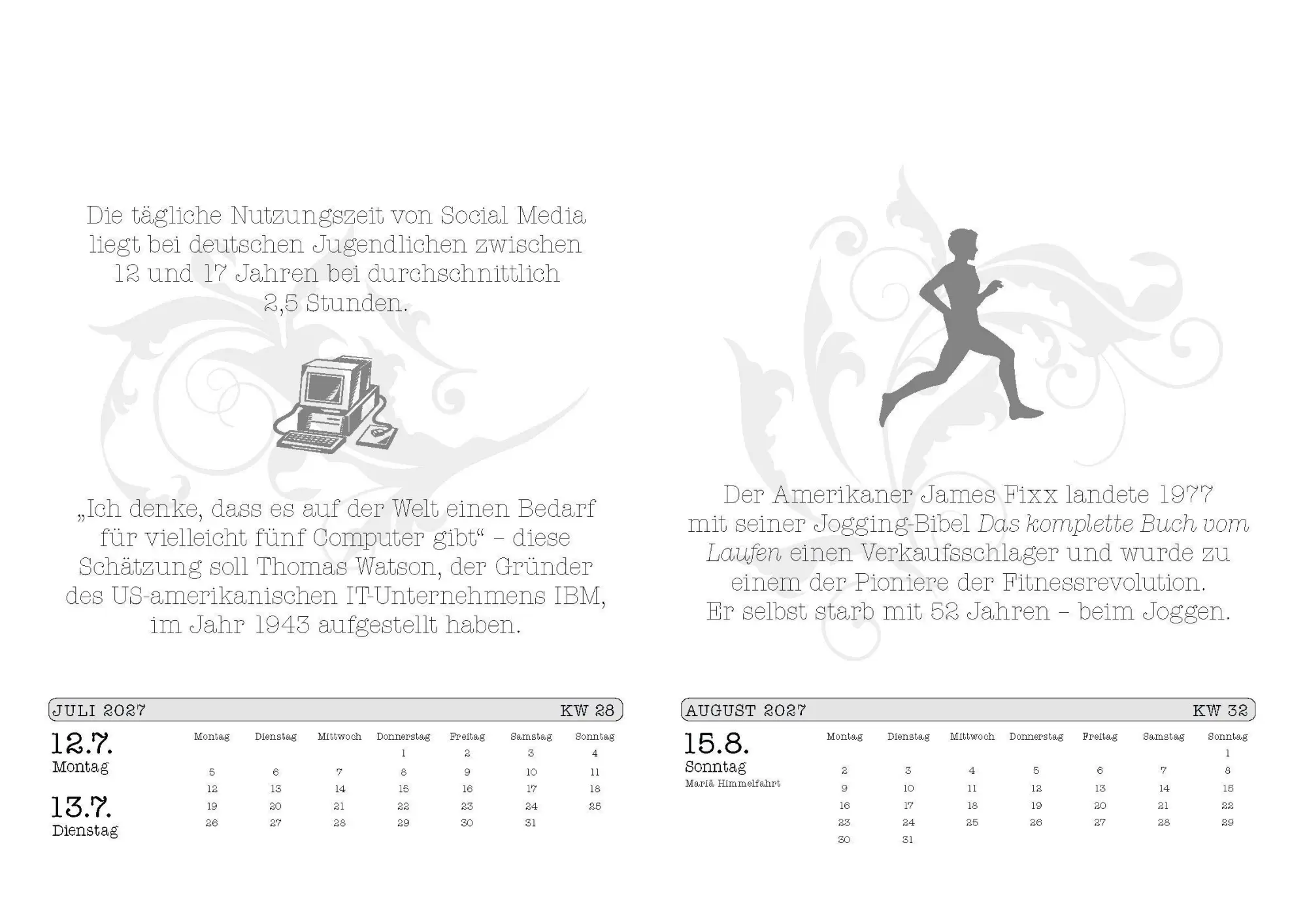Bild: 9783809453345 | Unnützes Wissen Kalender 2027 | Gerald Drews (u. a.) | Kalender | 2027