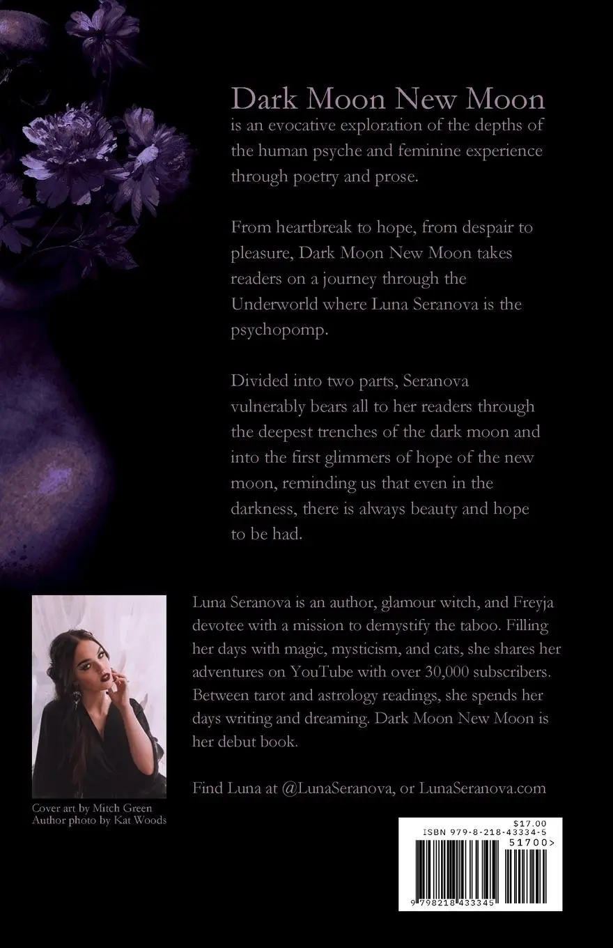 Rückseite: 9798218433345 | Dark Moon New Moon | Luna Seranova | Taschenbuch | Englisch | 2024