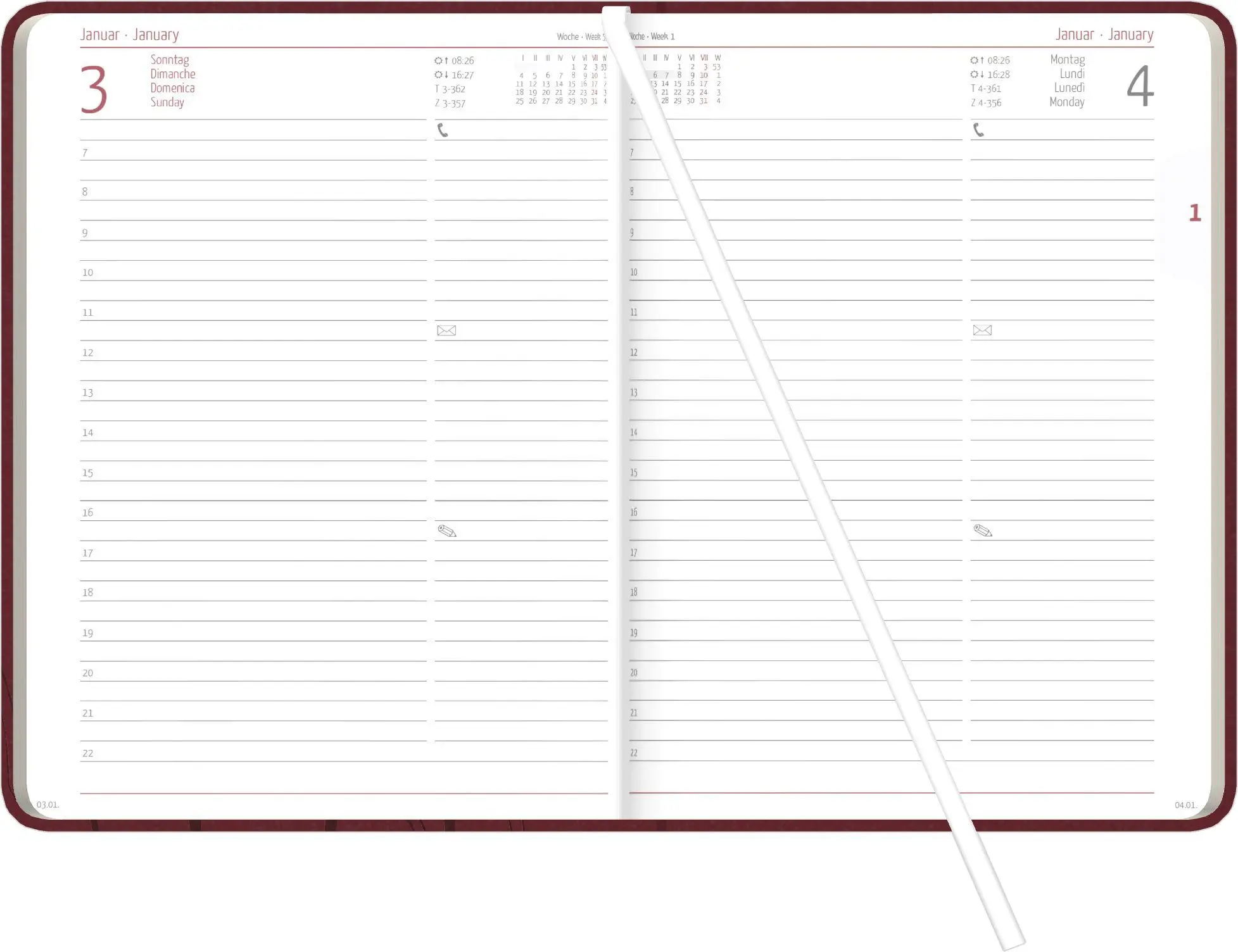 Bild: 4069095013445 | Buchkalender Nature Line Flower 2027 | Neumann Verlage GmbH &amp; Co KG