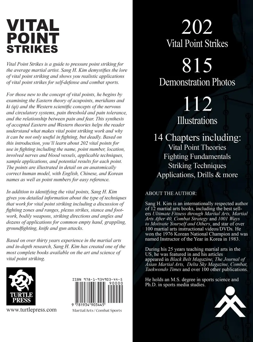 Rückseite: 9781934903445 | Vital Point Strikes | Sang H. Kim | Buch | Englisch | 2013