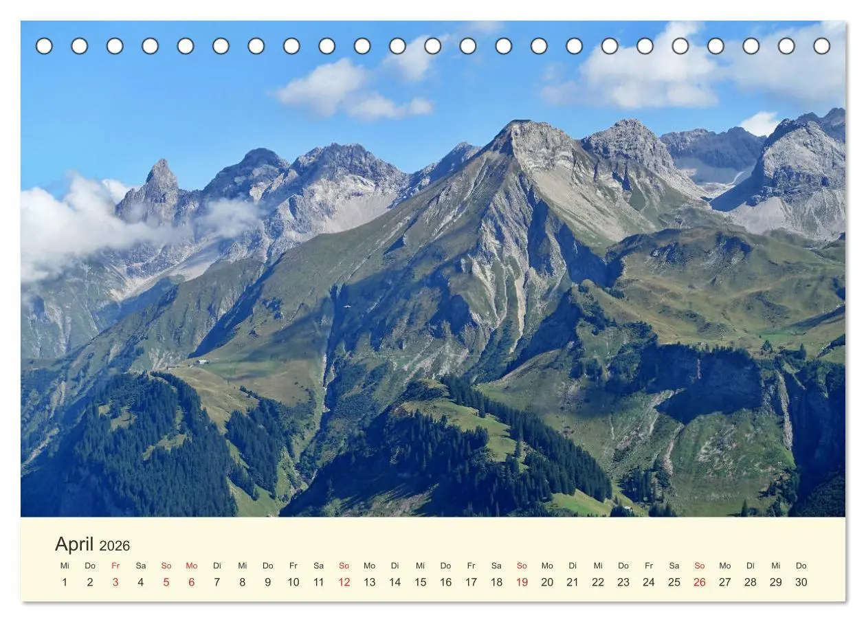 Bild: 9783457763445 | Wanderglück im Allgäu (Tischkalender 2026 DIN A5 quer), CALVENDO...