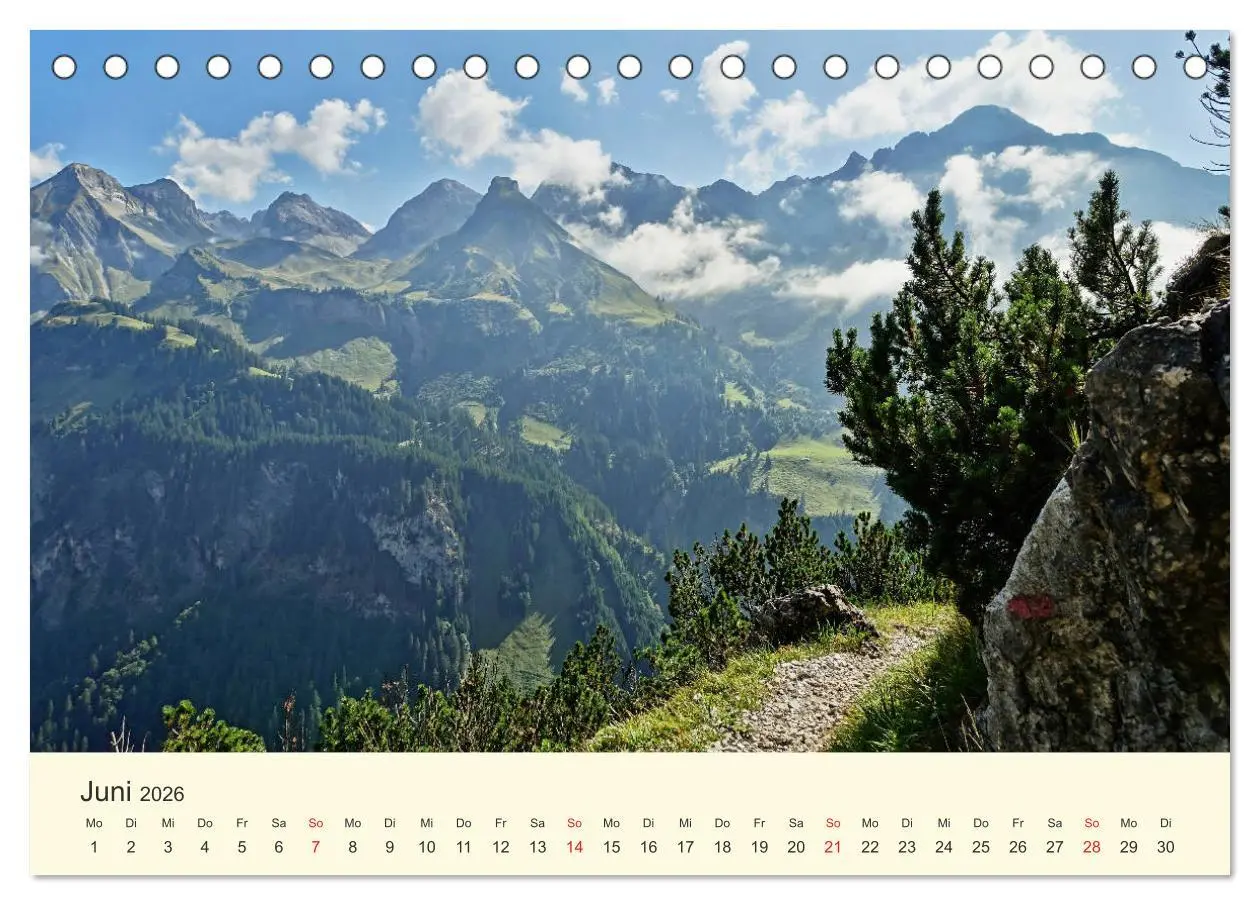 Bild: 9783457763445 | Wanderglück im Allgäu (Tischkalender 2026 DIN A5 quer), CALVENDO...
