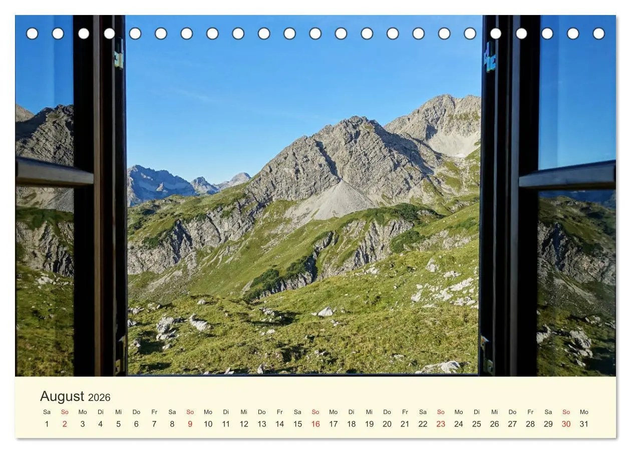 Bild: 9783457763445 | Wanderglück im Allgäu (Tischkalender 2026 DIN A5 quer), CALVENDO...