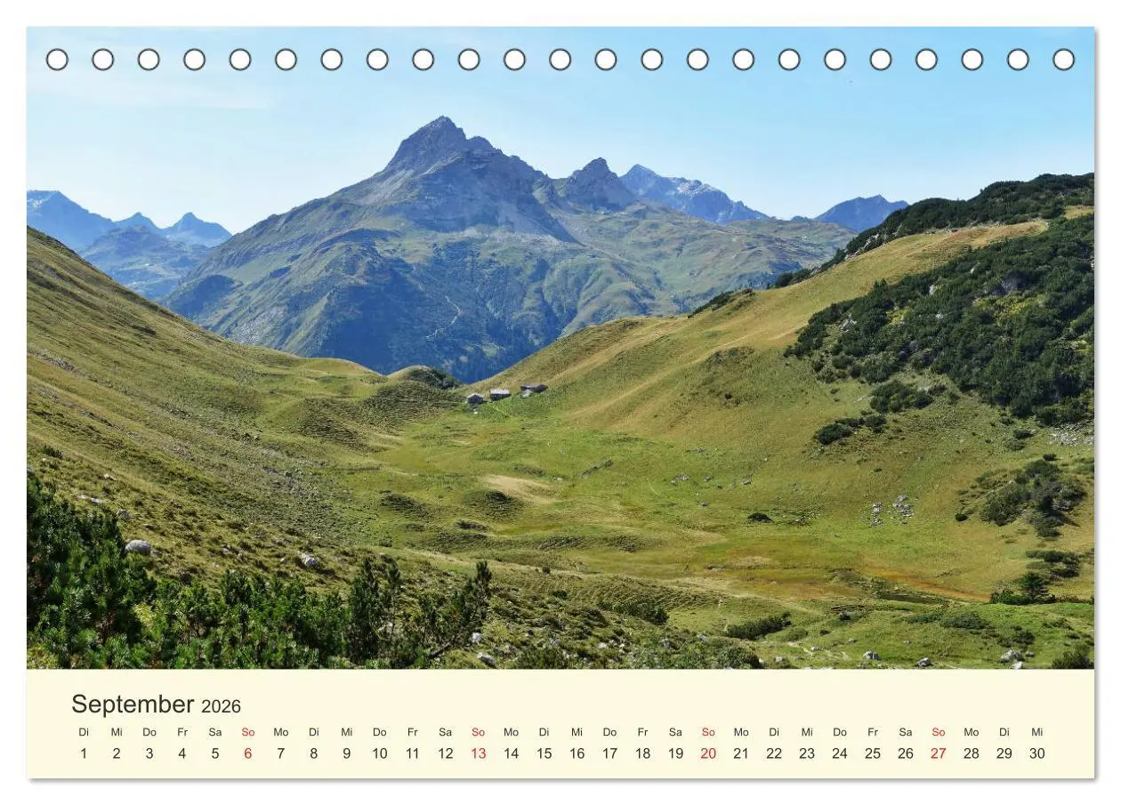 Bild: 9783457763445 | Wanderglück im Allgäu (Tischkalender 2026 DIN A5 quer), CALVENDO...