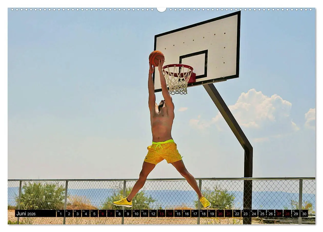 Bild: 9783457833445 | Trendsport Basketball (Wandkalender 2026 DIN A2 quer), CALVENDO...