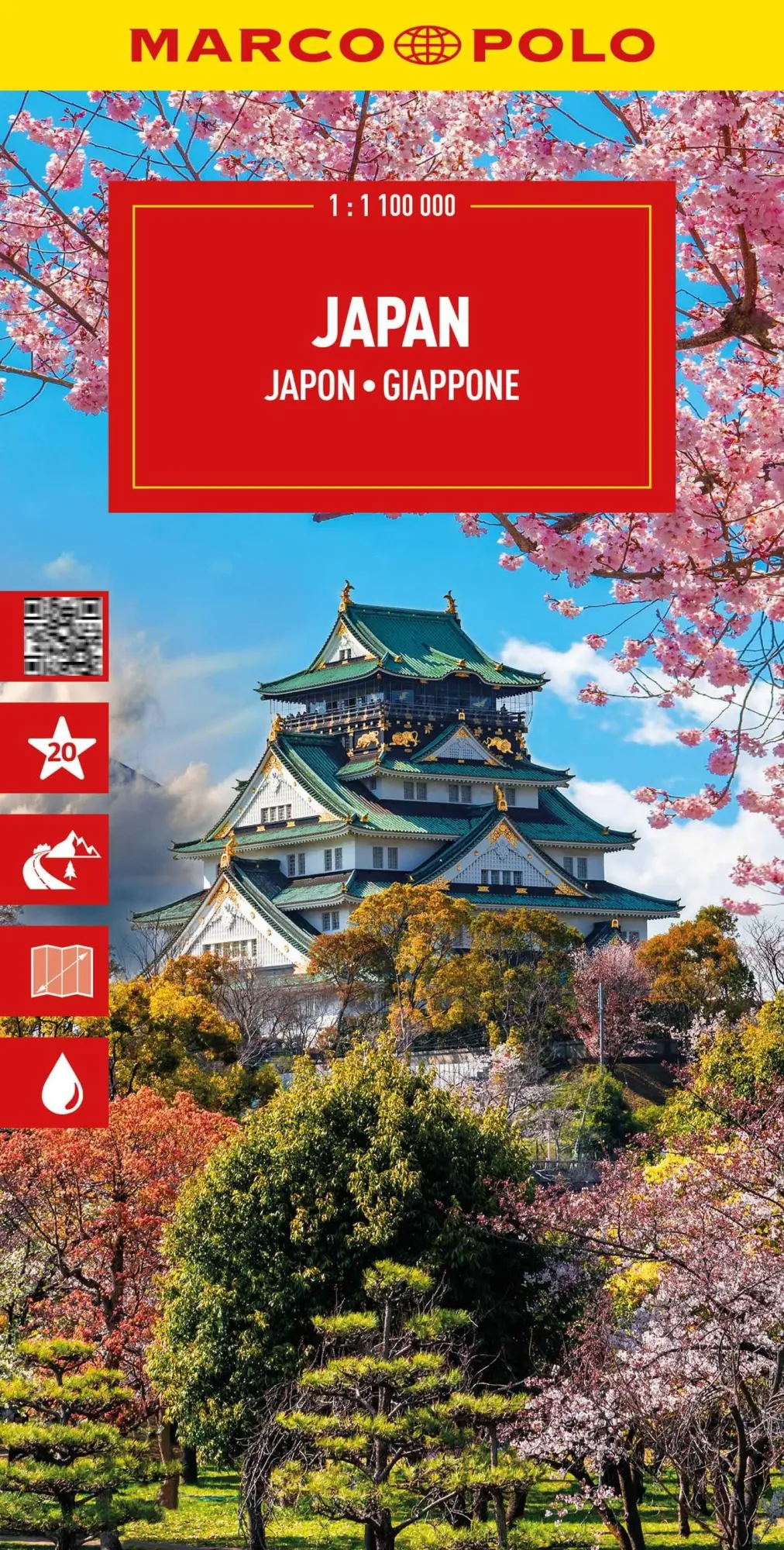 Cover: 9783575023445 | MARCO POLO Reisekarte Japan 1:1,1 Mio. | (Land-)Karte | MARCO POLO