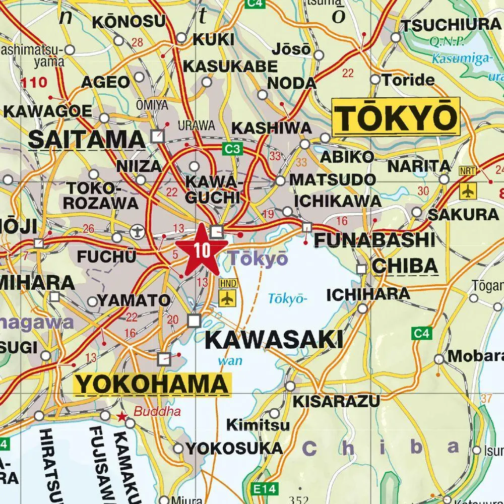 Bild: 9783575023445 | MARCO POLO Reisekarte Japan 1:1,1 Mio. | (Land-)Karte | MARCO POLO