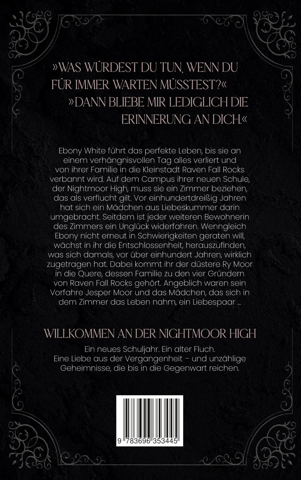 Rückseite: 9783696353445 | Nightmoor High | Ebony | Henriette Dzeik | Taschenbuch | 448 S. | 2026