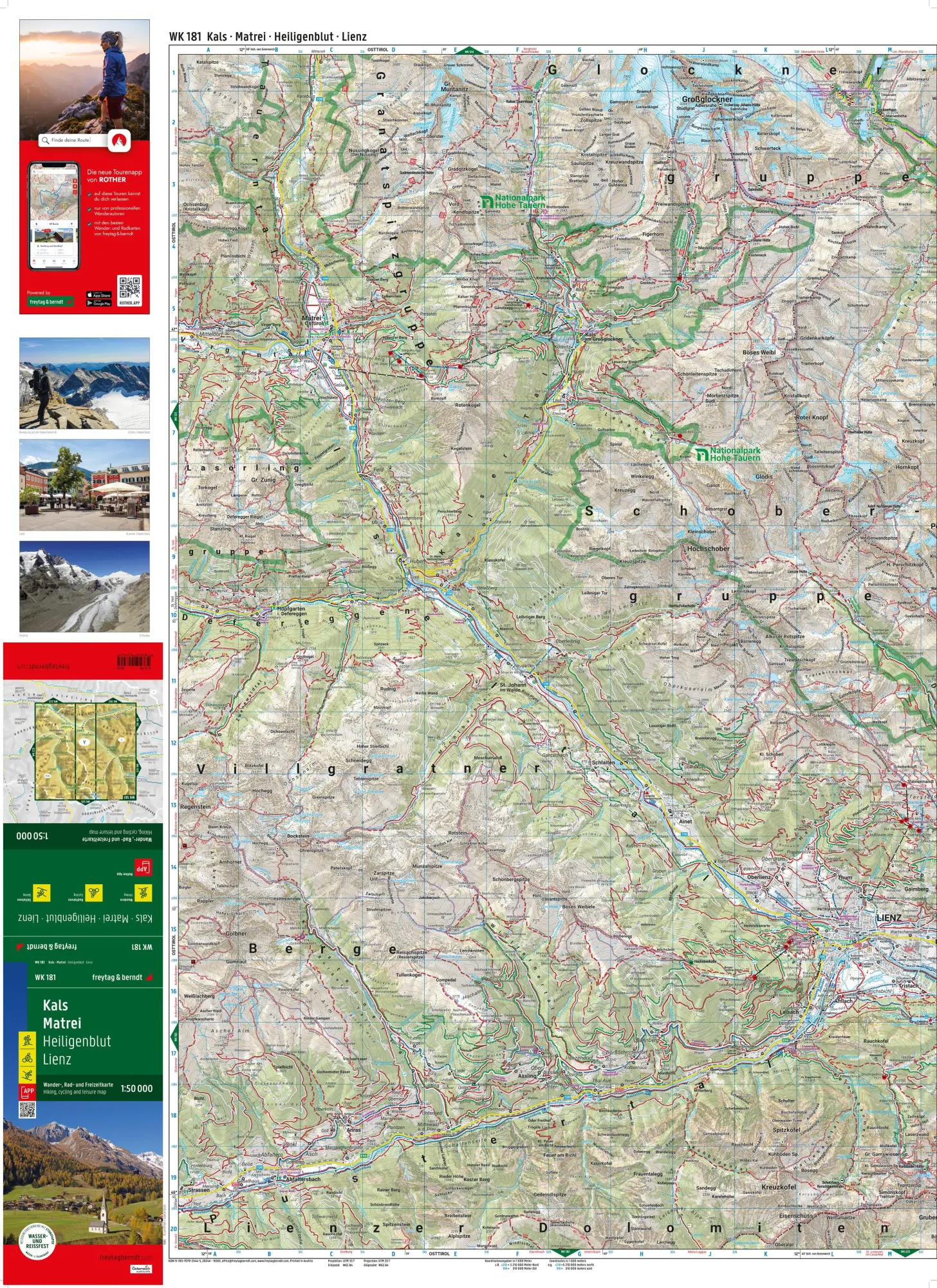 Bild: 9783707923445 | freytag &amp; berndt Wanderkarte WK 181 Kals - Matrei, Heiligenblut -...