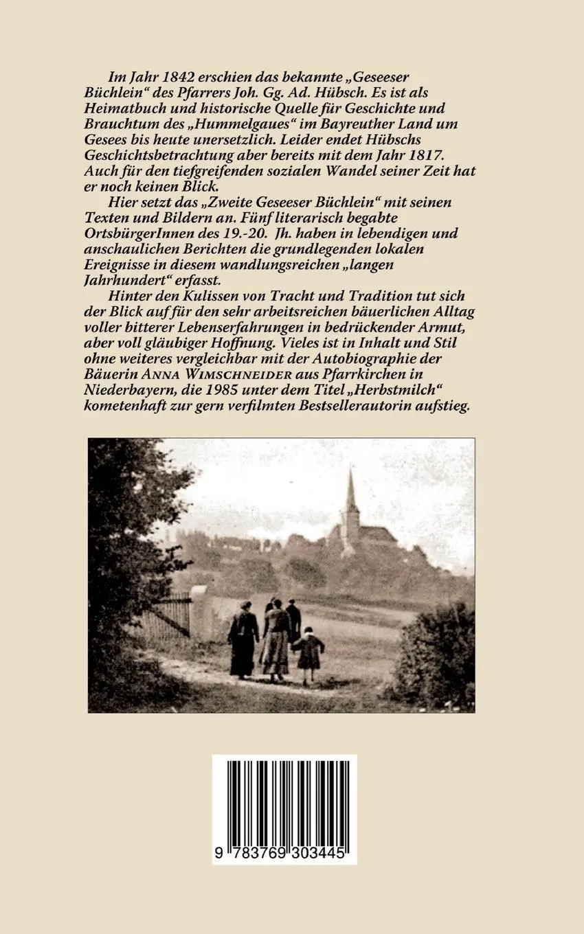 Rückseite: 9783769303445 | Das zweite Geseeser Büchlein | Jürgen Joachim Taegert | Taschenbuch